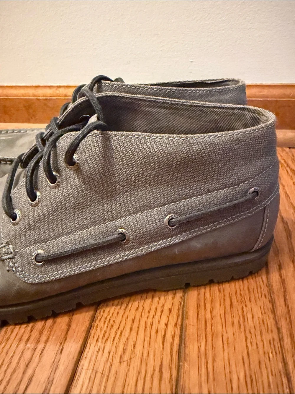 Sperry boots leather